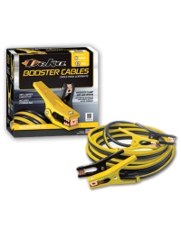 Deka Booster Cables, for medium duty service jump starting passenger vehicles. Color coded (Black / Yellow), 8 Gauge 100% copper conductor and 500 amp clamps.