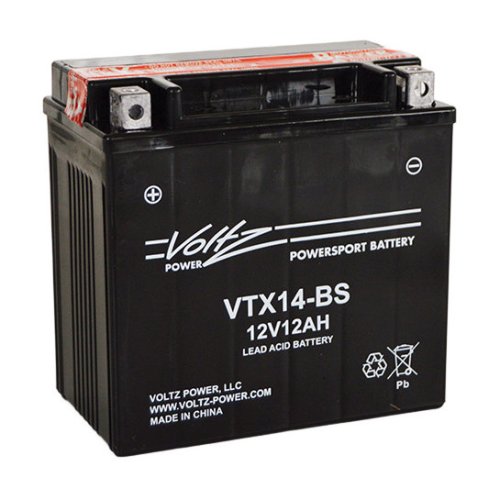 VTX14-BS AGM Power Sports Battery | Remy Battery