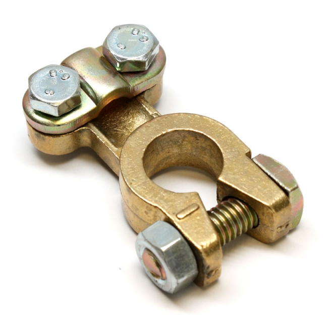 Heavy Duty Negative Replacement Brass Battery Terminal Connector Clamp