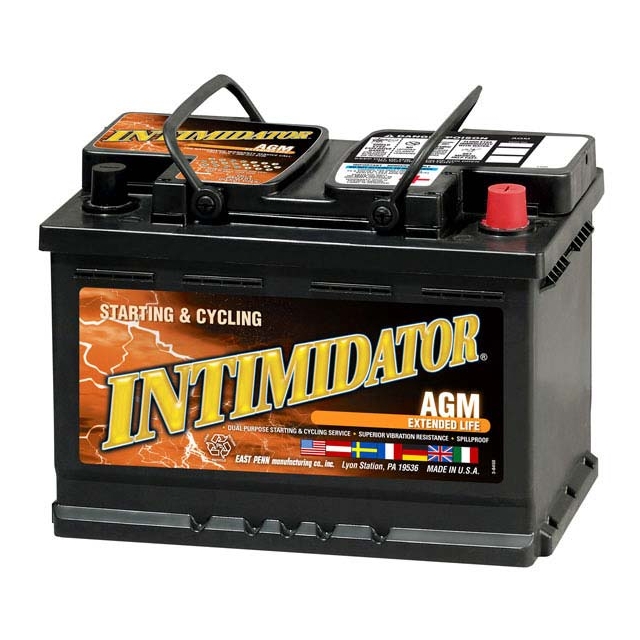 Intimidator 9A48 Group Size 48 AGM Starting and Deep Cycle Battery