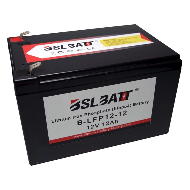 BSL BATT B-LFP12-12 LiFePO4 12 Volt 12 Ah Battery