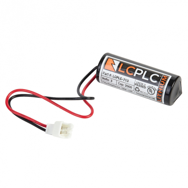 LCPLC-713 - Low Cost PLC Battery for Toto CCR8-LHC, 37858, TH559EDV410R 3V 2400MAH