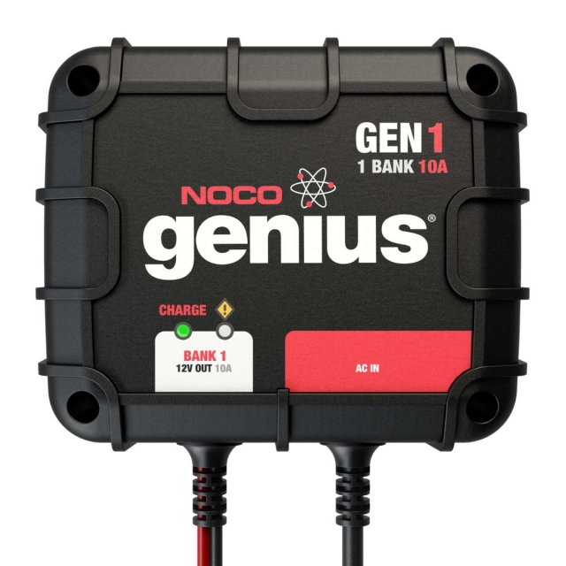NOCO Genius GEN1 single battery on-board battery charger.