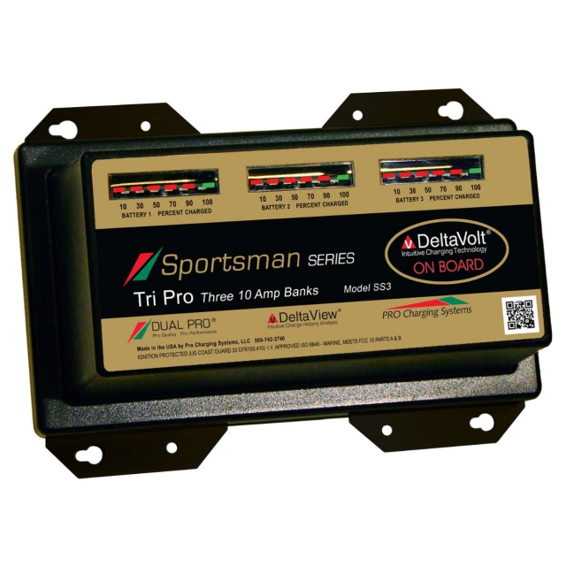 Pro Charging Systems Sportsman SS3 Three Bank Battery Charger