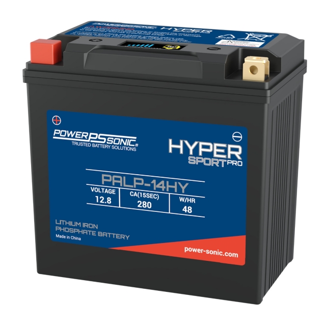Power Sonic PALP-14HY Lithium Iron Phosphate (LiFePO4) Power Sports Battery