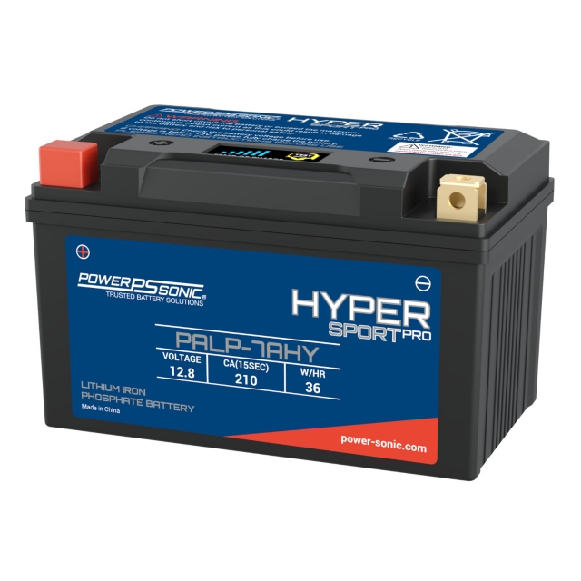 Power Sonic Hyper Sport Pro PALP-7AHY LiFePO4 Power Sports Battery
