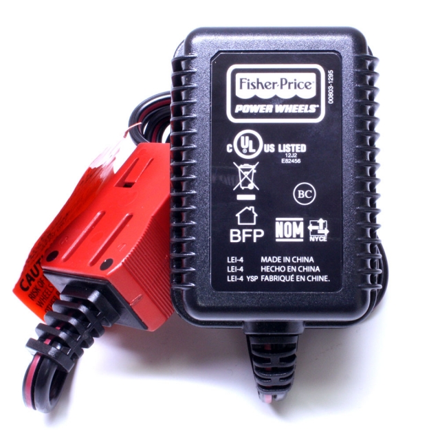 Fisher Price Power Wheels 6 Volt Charger 00801-1779 Red Battery 