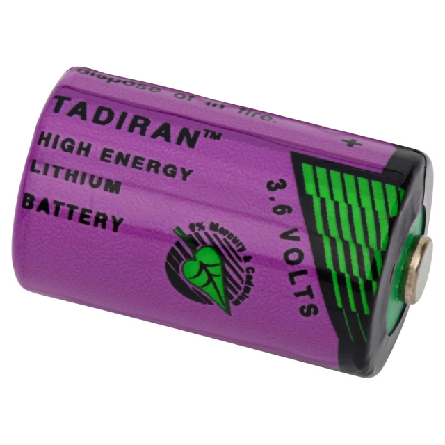 Tadiran TL-5101/S, 1/2AA 3.6 Volt 950 mAh Lithium Battery