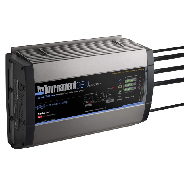 ProTournament Elite 3-Bank 36 Amp Battery Charger
