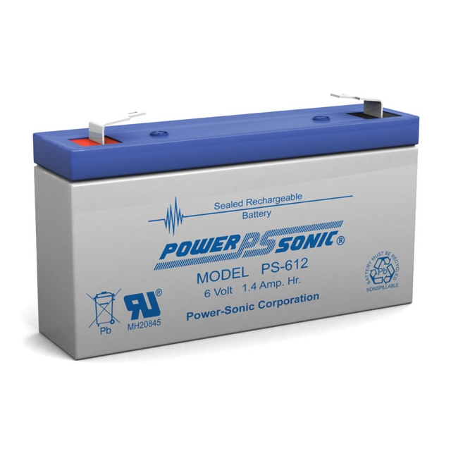 PS-612 - 6 Volt 1.4 Ah Sealed Lead Acid Battery