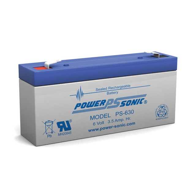 PS-630 - 6 Volt 3.5 Ah Sealed Lead Acid Battery