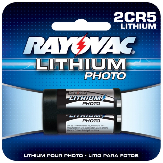 Rayovac 2CR5 Lithium Photo Battery