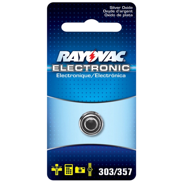 Rayovac 303 / 357 Silver Oxide Battery