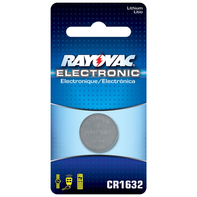 Rayovac CR1632 Lithium Battery