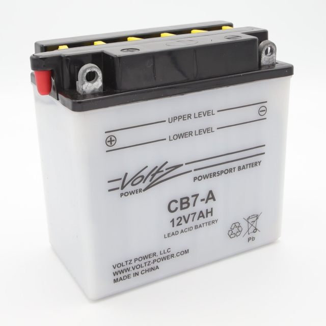 CB7-A Power Sports Battery, with Acid