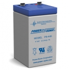 Power Sonic PS-445 Sealed Lead Acid Battery - 4 Volt 4.5 Amp Hour
