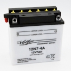 12N7-4A Power Sports Battery, with Acid