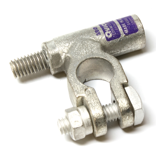 3/0 AWG Left Add-On-Terminal Clamp Connector Clamp View