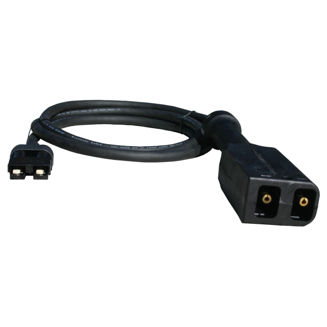 Pro Charging Systems EZ GO TXT D-Plug, Powerwise Style charge cable assembly for Eagle Series golf cart battery chargers.