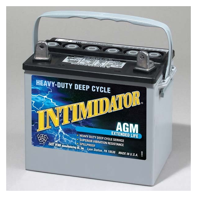Intimidator 8AU1H Group Size U1 AGM Deep Cycle Battery
