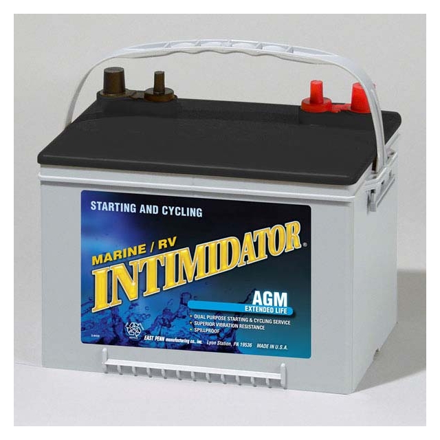 Intimidator 9A34M Group 34 AGM Marine Battery