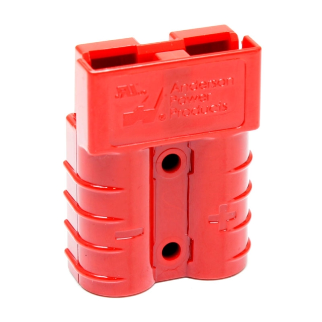 SB50 Industrial Connector Plug Housing by Anderson Power Products, 50/120 Amp Red, 992G1