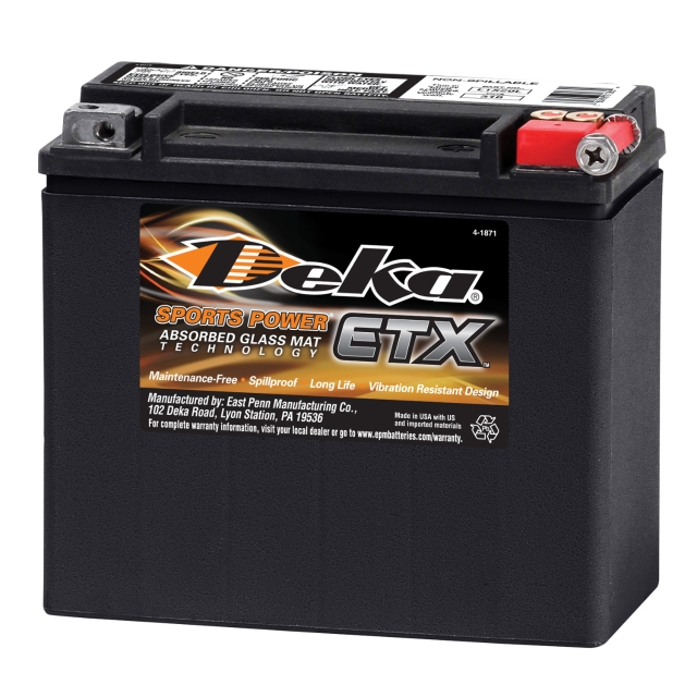 Deka Sports Power ETX20L AGM Battery