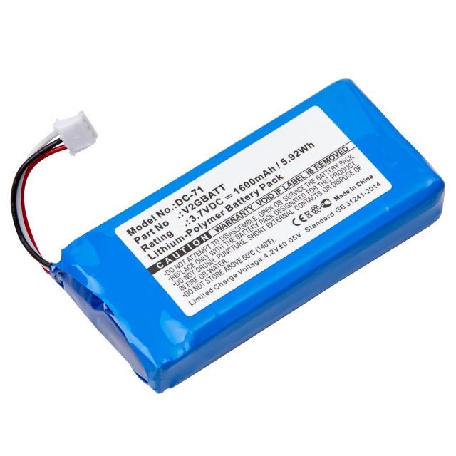 SportDOG TEK 2.0 GPS Dog Collar battery, Lithium Polymer 3.7V 1600mAh