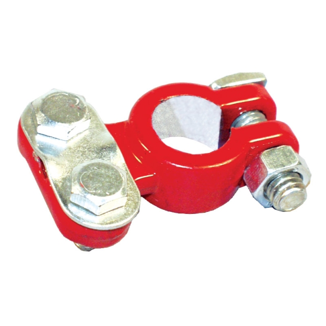Red Epoxy Coated Lead Positive Battery Terminal