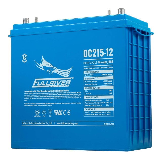 Fullriver DC215-12 Deep Cycle AGM Battery