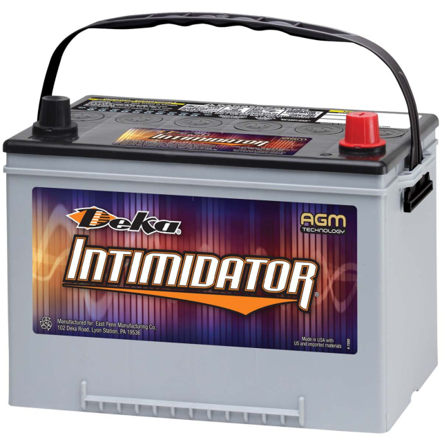 Intimidator 9A34R Group Size 34R AGM Starting and Deep Cycle Battery