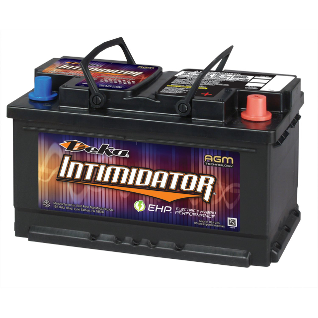 Intimidator 9A94R AGM Battery, Group 94R, Made in the USA.