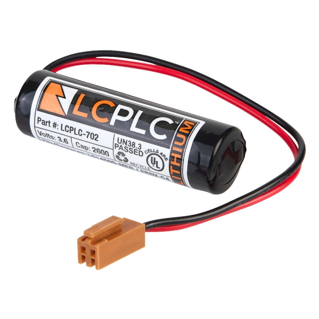 LCPLC-702 - Low Cost PLC Battery for Mitsubishi C52011, M500, M600 - 6V 2600MAH