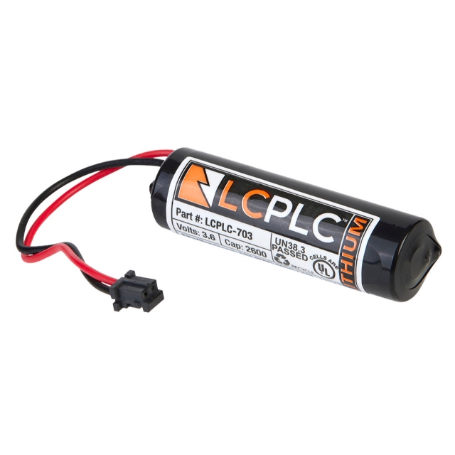 LCPLC-703 - Low Cost PLC Battery for Mitsubishi MR-J3BAT, LS14500-MDS, ER6VC119A 6V 5000MAH
