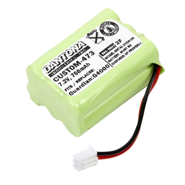 Guardian G4000  Alert Monitoring Battery, 7.2V 750mAh