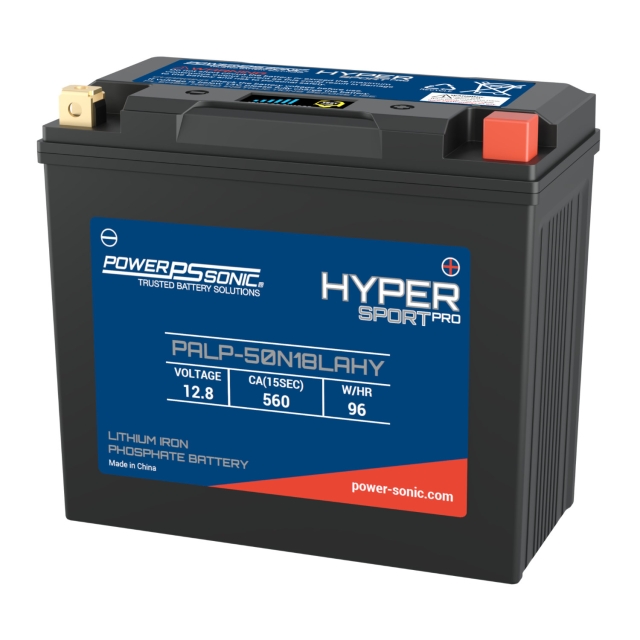 Power Sonic Hyper Sport Pro PALP-50N18LAHY LiFePO4 Power Sports Battery