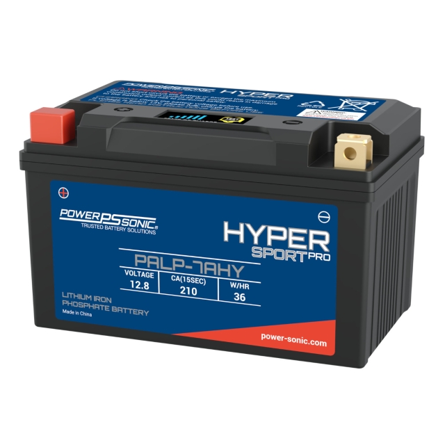 Power Sonic Hyper Sport Pro PALP-7AHY LiFePO4 Power Sports Battery