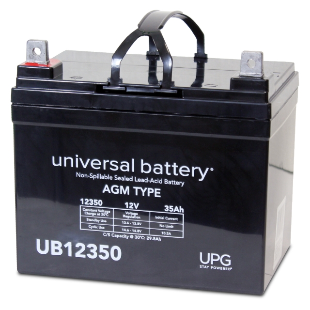 Universal UB12350 Sealed Lead Acid Battery, 12V 35AH