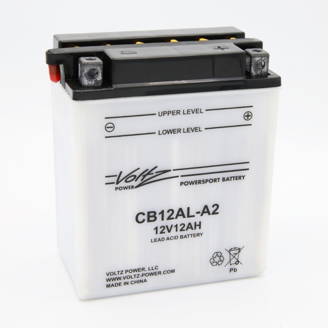 Voltz Power CB12AL-A2 power sports battery, 12V 12AH