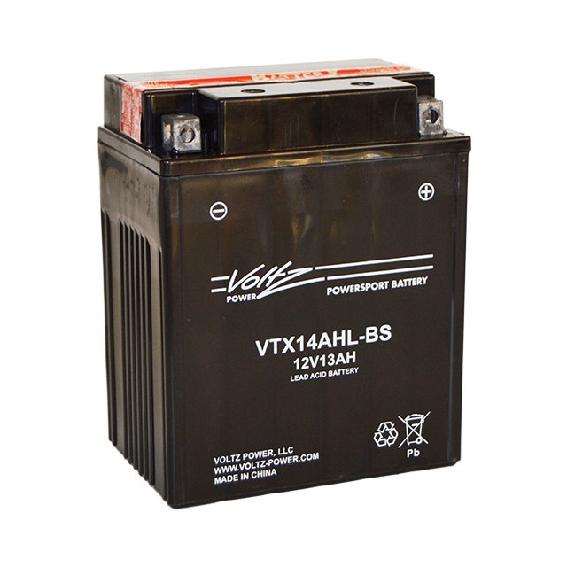 Voltz Power VTX14AHL-BS AGM Power Sports Battery