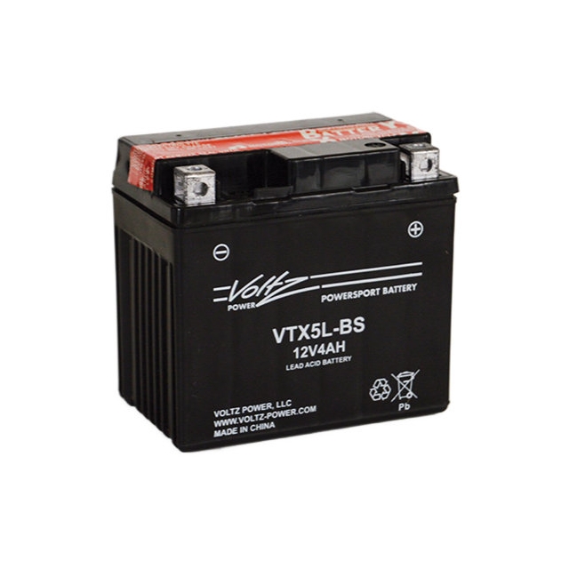 VTX5L-BS AGM Power Sports Battery
