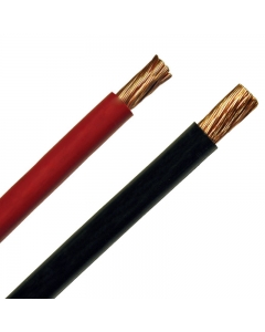 10 Gauge Battery Cable available in red or black for use in power, ground, starter and alternator connections.