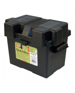 Plastic Battery Box for Group Size 24 Batteries 120171, Made in USA.