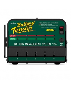 Battery Tender 5-Bank Shop Charger 021-0133. 12 Volt, 2 Amp Output. 
