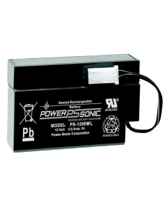 Power Sonic 12 Volt 0.8 Ah Battery, PS-1208WL