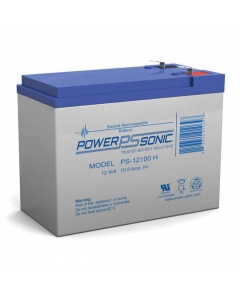Power Sonic 12 Volt 10.5 Ah Battery, PS-12100H