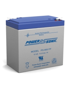 PS-665 - 6 Volt 6.5 Ah Sealed Lead Acid Battery
