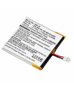 Replacement battery for Sony SmartWatch 3 and SWR50 smartwatches, 3.7V 280mAh Lithium Polymer