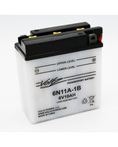 Voltz Power 6N11A-1B power sports battery, 6V 10Ah
