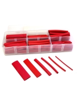 Single Wall Red Heat Shrink Tube Kit, 158 Pieces